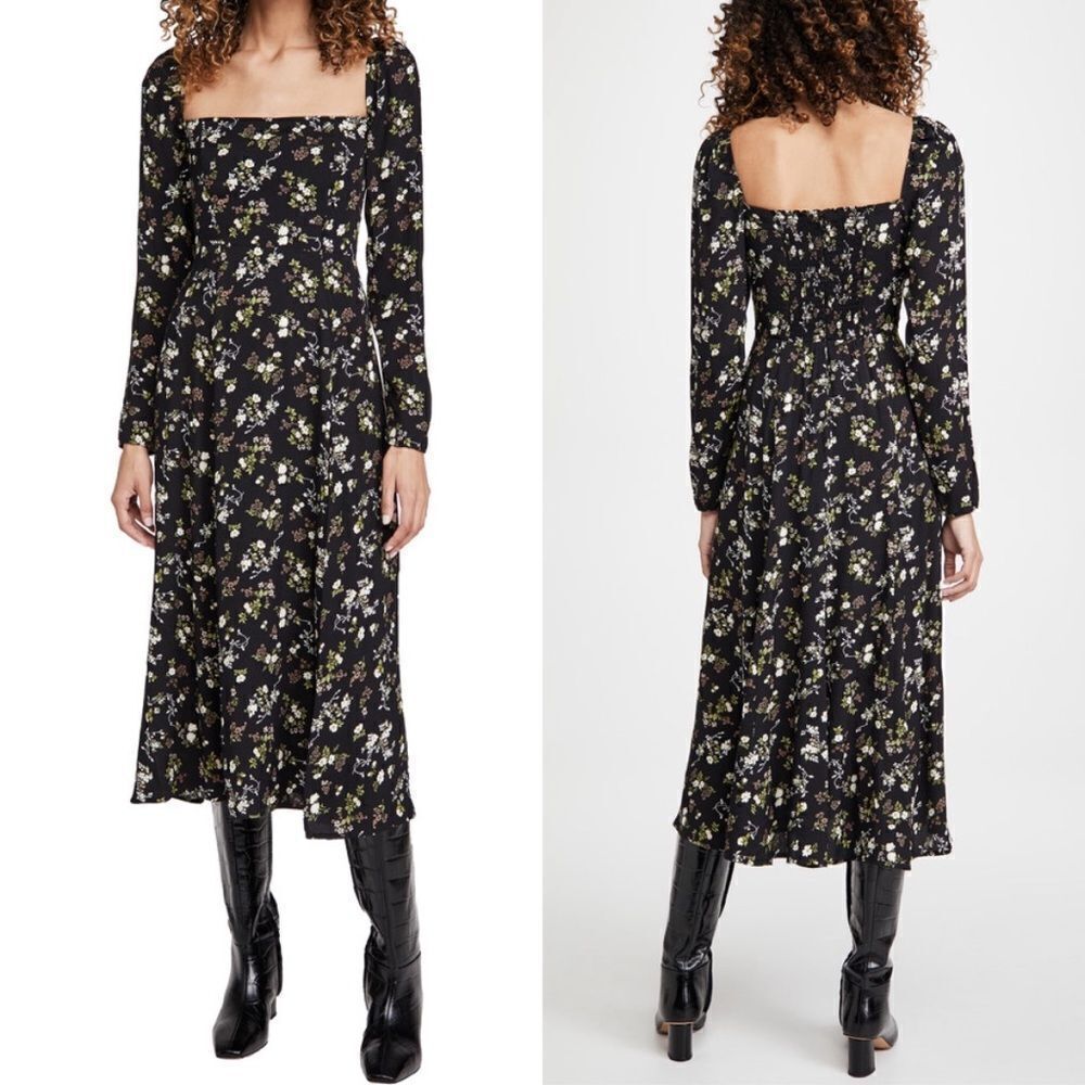 Reformation Sigmund Dress in Lindy